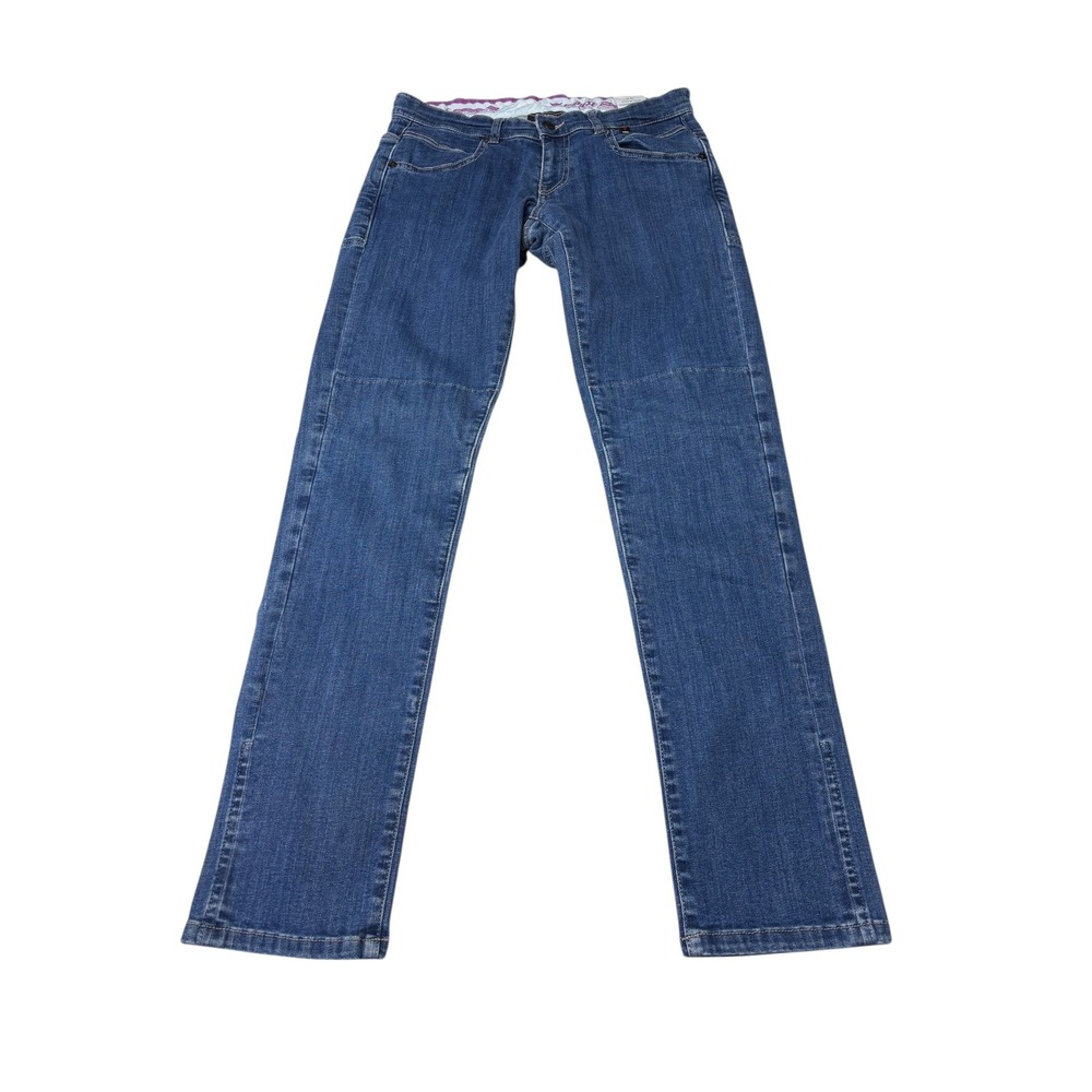 Dainese Kateville Lady Slim Motorcycle Jeans Blue Denim Made in Italy Size 30X31
